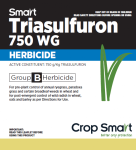 triasulfuron herbicide label Smart Triasulfuron 750 WG