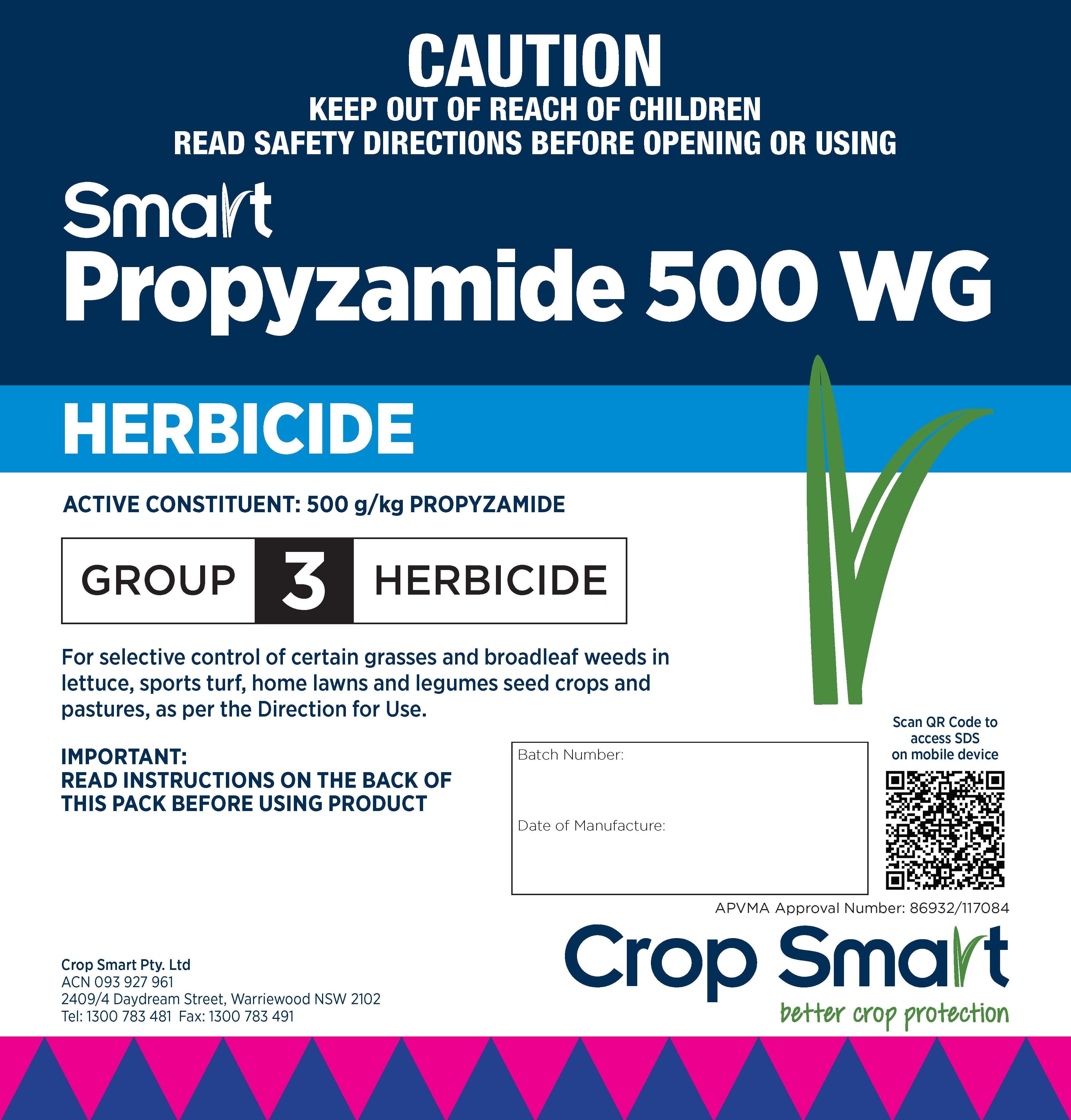 Smart Propyzamide 500 WG | Agricultural Herbicide