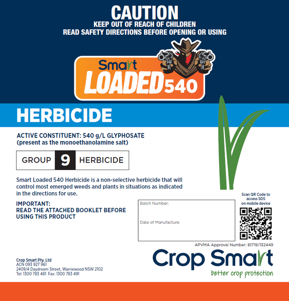 crop smart herbicide Smart Loaded 540 | MEA Salt