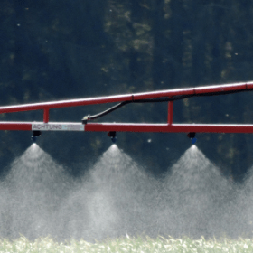 Tractor Spraying