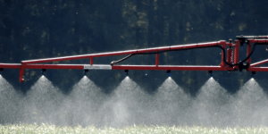 Tractor Spraying