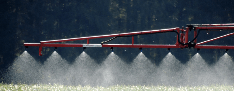 Tractor Spraying